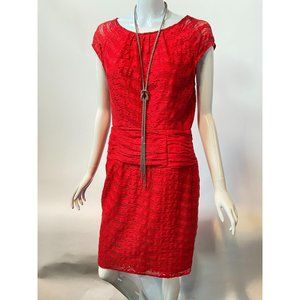 Sexy Red Lace Dress MD3L2603